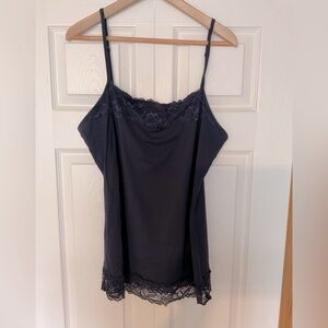 Maurices Navy Blue Lace Cami Size XL